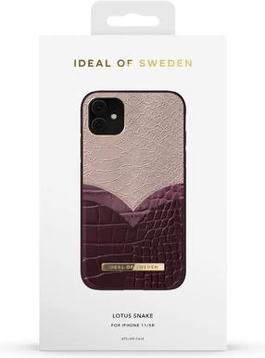 iDeal of Sweden Fashion Case Atelier iPhone 11/XR Lotus Snake - IDACAW20-1961-234 - afbeelding 4 van 4