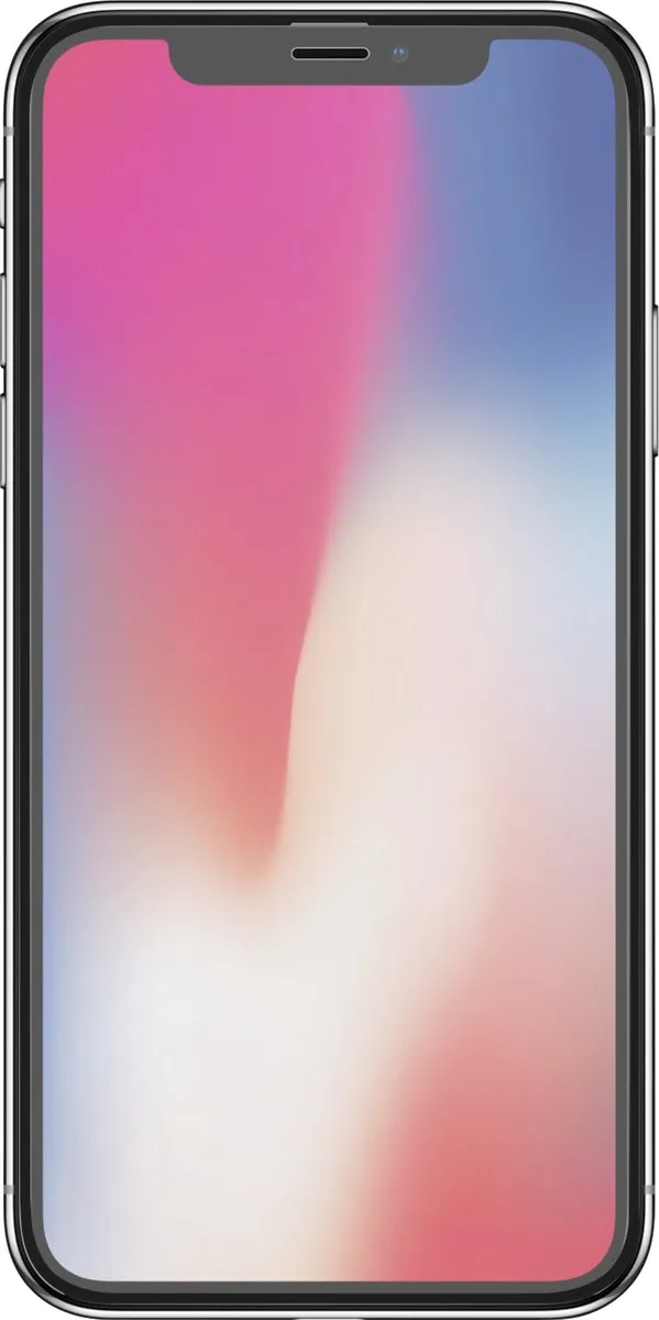 Azuri Tempered Glass iPhone Xs Screenprotector - Zwart - afbeelding 6 van 6