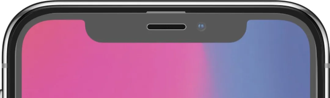 Azuri Tempered Glass iPhone Xs Screenprotector - Zwart