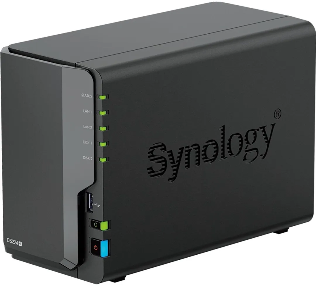 Synology DS224+ NAS - 2 Bays - 2GB DDR4