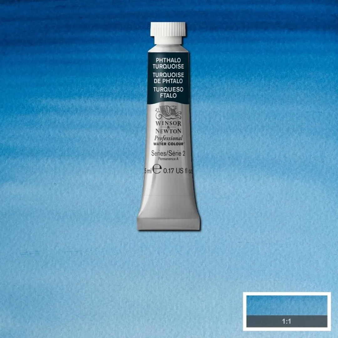 Winsor & Newton Professional Aquarelverf Phthalo Turquoise 5ml