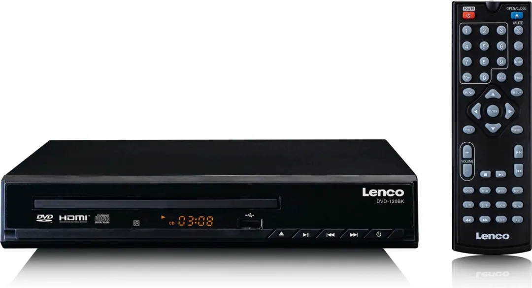 Lenco DVD-120BK DVD-speler - Zwart