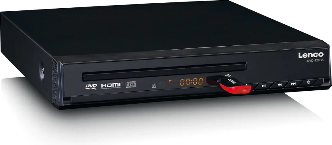 Lenco DVD-120BK DVD-speler - Zwart