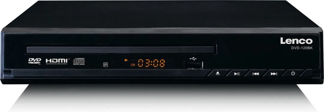 Lenco DVD-120BK DVD-speler - Zwart - afbeelding 6 van 6