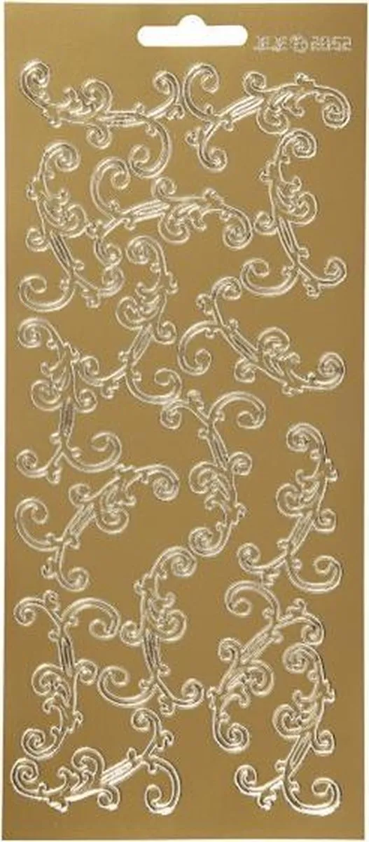 Creativ Company Goud Glitter Stickers 10x23cm