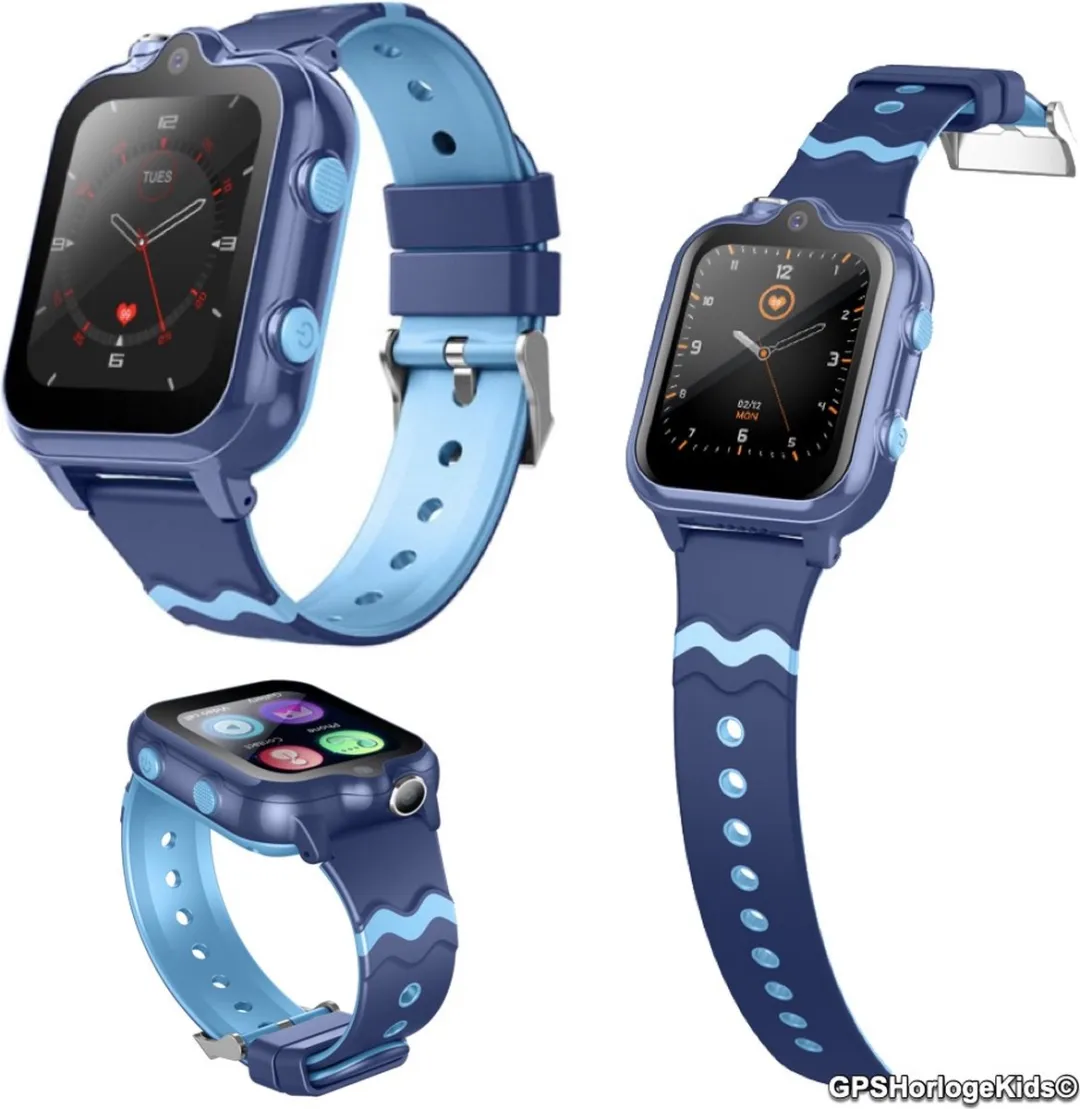 GPSHorlogeKids DUO GPS Horloge - 4G Videobellen - Blauw