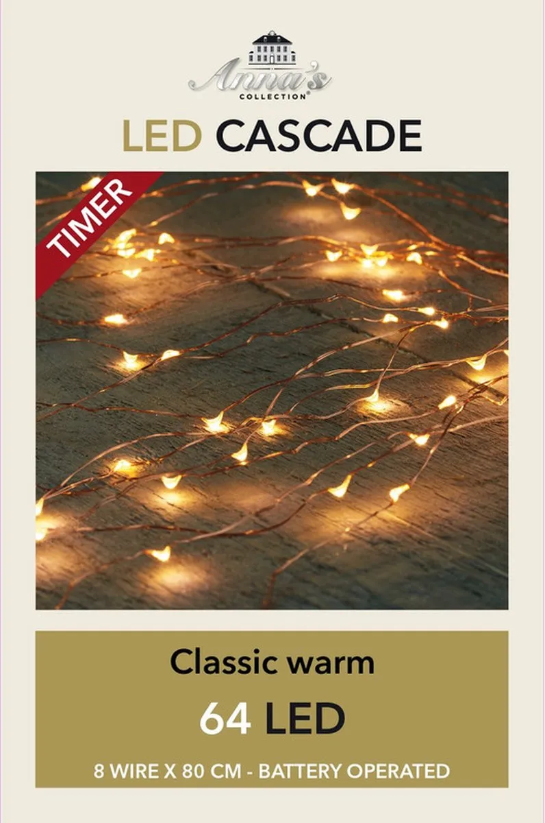 Anna's Collection Cascade Draadverlichting 64 LED