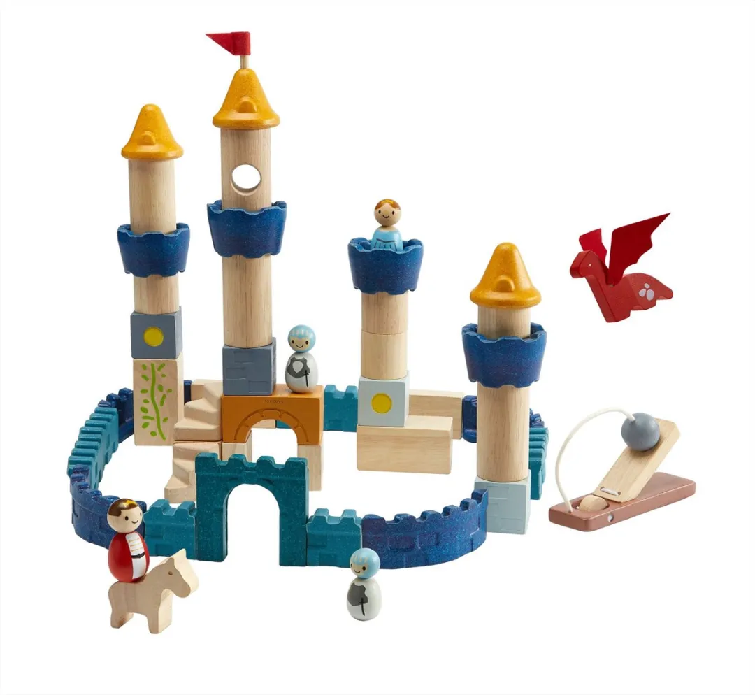 Plantoys Houten Kasteel Blokken