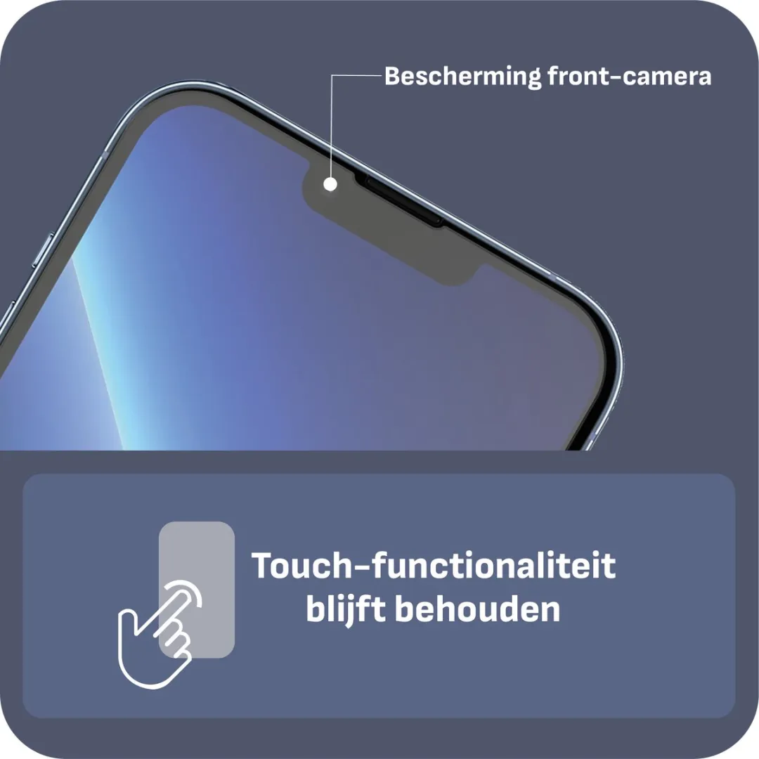 Just in Case Cazy iPhone 13 Pro Max Schermbeschermer - 2 Stuks