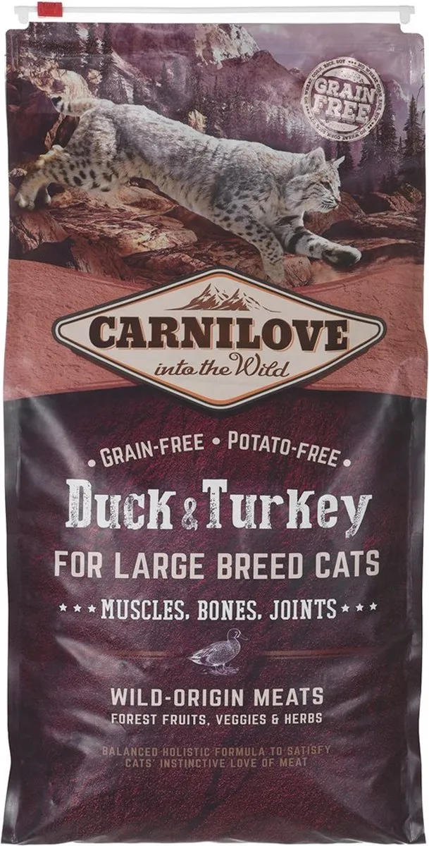 Carnilove Eend & Kalkoen Large Breed 6kg