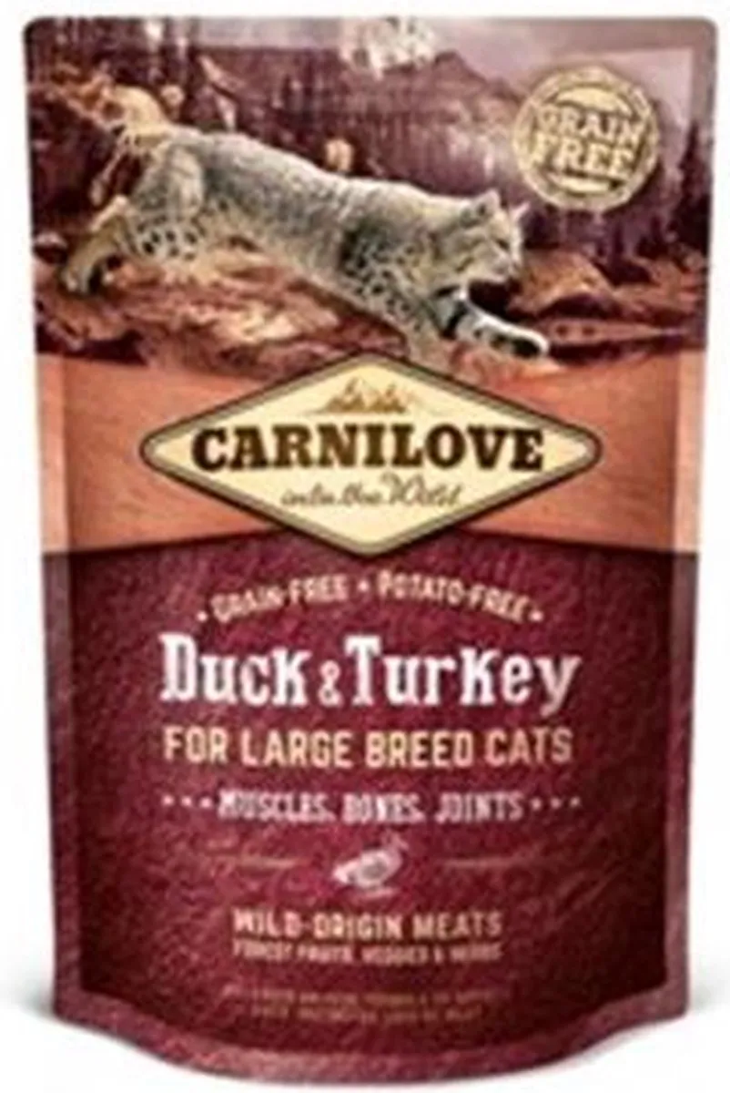 Carnilove Eend & Kalkoen Large Breed 6kg