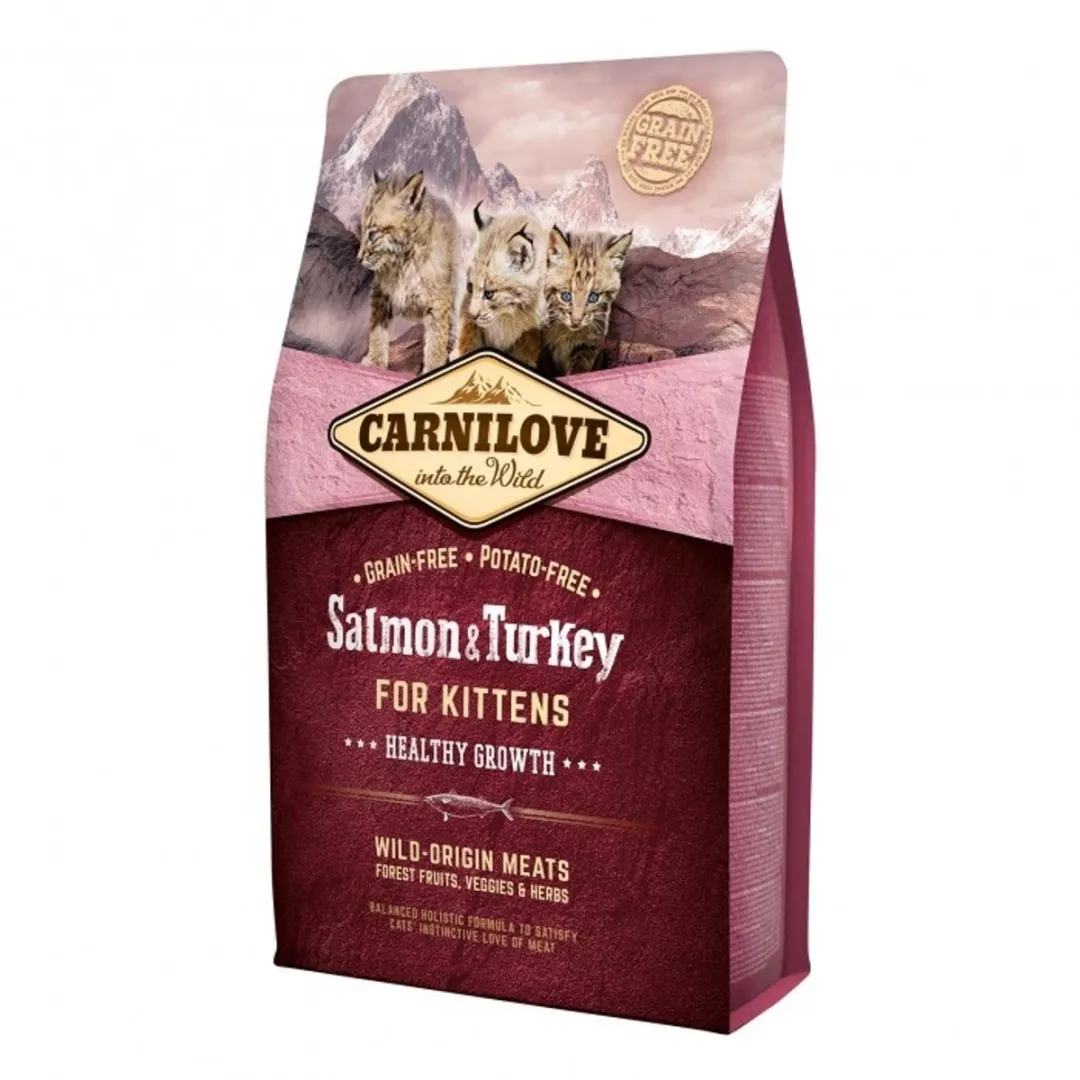 Carnilove Zalm & Kalkoen Kittens 2kg