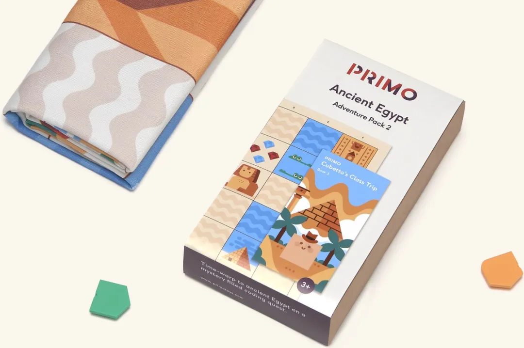 Primo Toys STEM Robotics Uitbreidingsset Cubetto STEM Coding avontuurset Het oude Egypte
