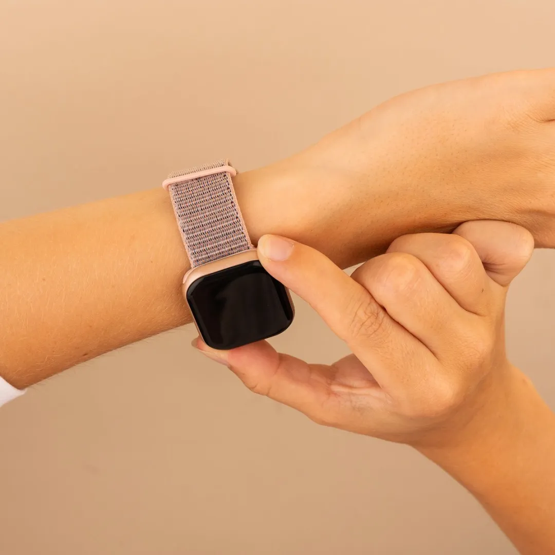 Imoshion Nylon Bandje Apple Watch 42mm - Roze