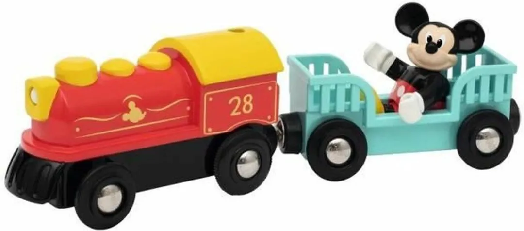 BRIO Micky Mouse Battery Train Playset - 2 Onderdelen