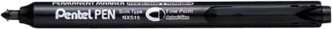 Pentel Merkpen NXS15 Intrekbaar - Zwart