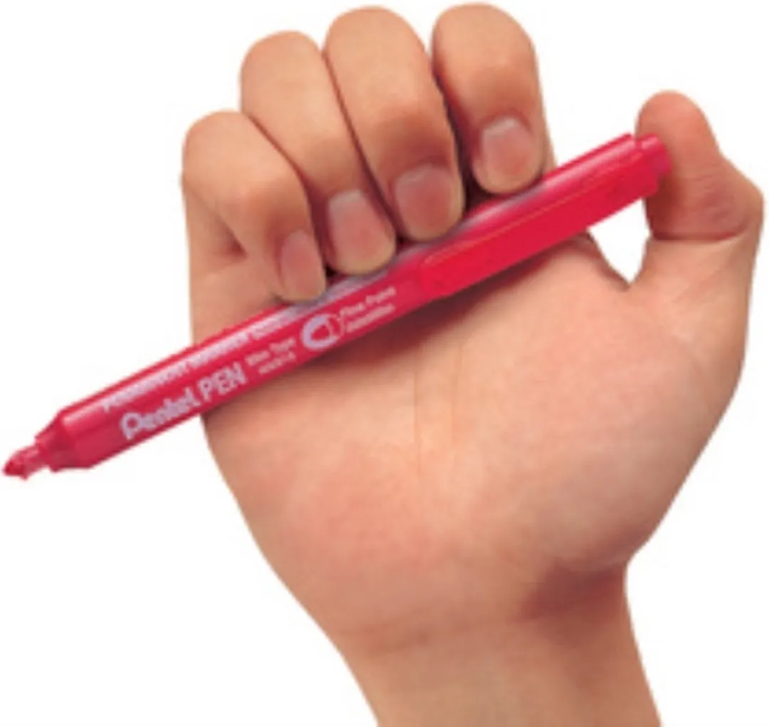 Pentel Merkpen NXS15 Intrekbaar - Zwart