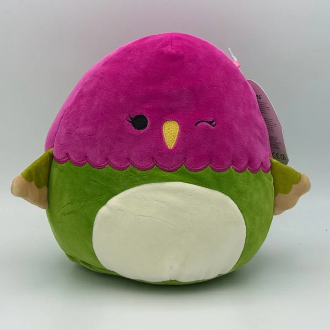 Squishmallows Na'lma the Hummingbird - 7.5 inch - Groen/Roze/Wit