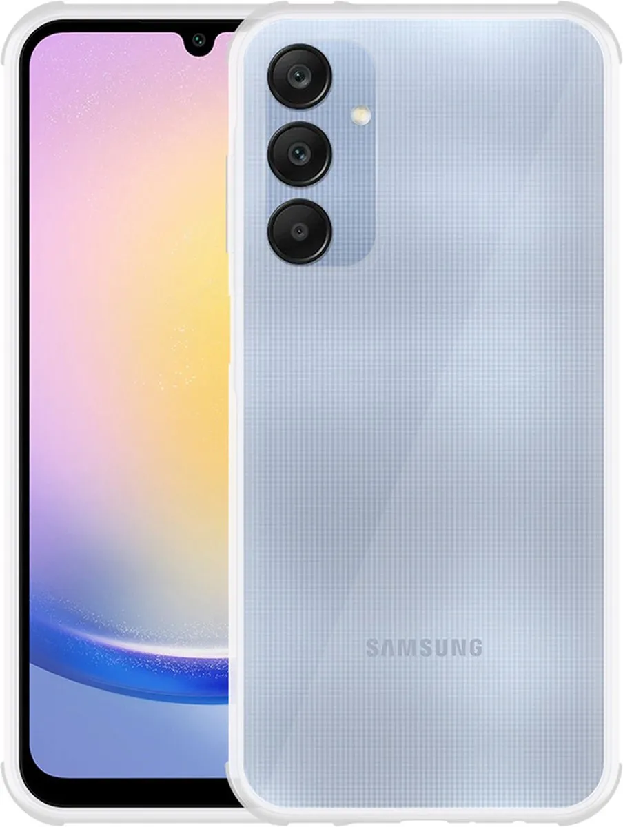 Just in Case Cazy Hoesje Samsung Galaxy A25 - Impact Shockproof - Transparant - afbeelding 6 van 6