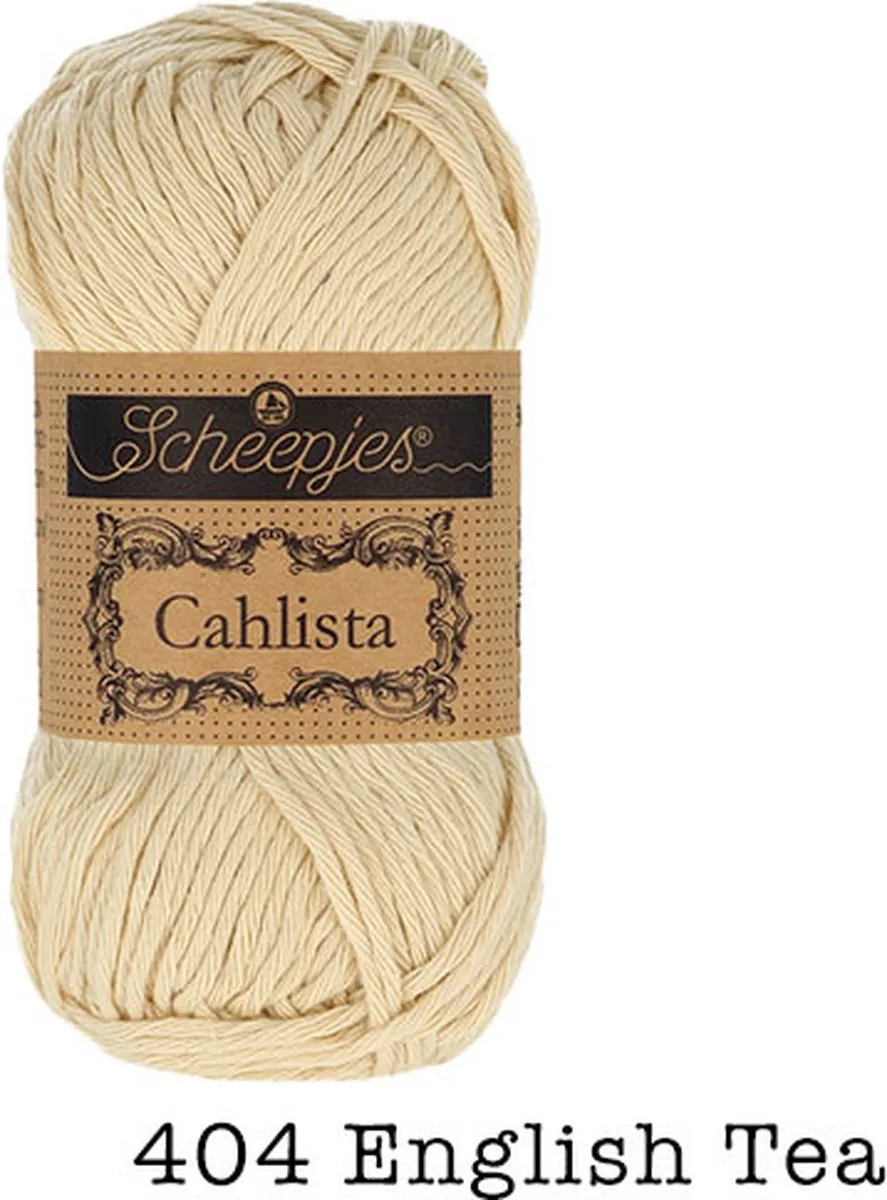 Scheepjes Cahlista Wol - English Tea