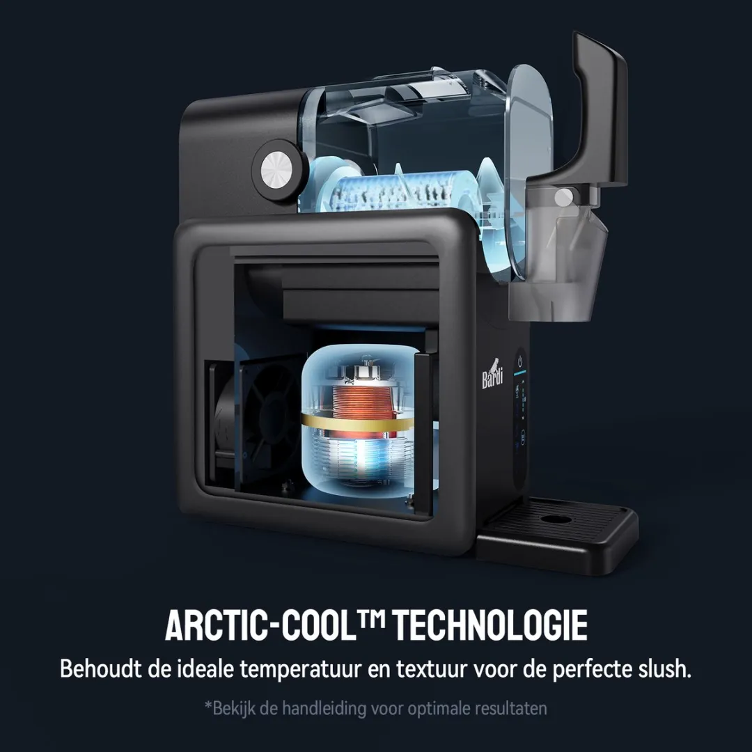 Bardi Slush Hero Slushmachine - 220W - 6 Programma's - Zwart