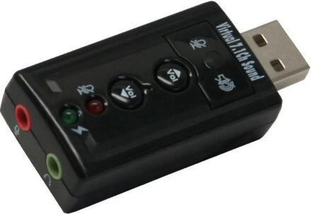 InLine USB Optische Geluidskaart 33051C - 7.1 Audio
