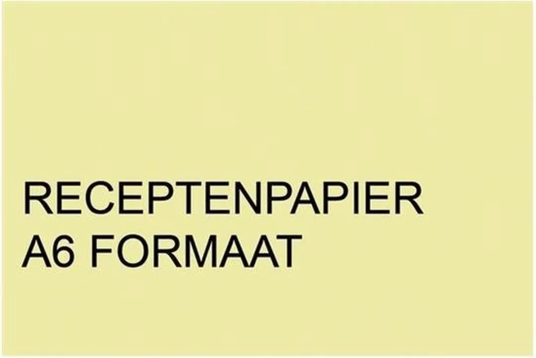Quantore Receptpapier Fastprint A6 80gr
