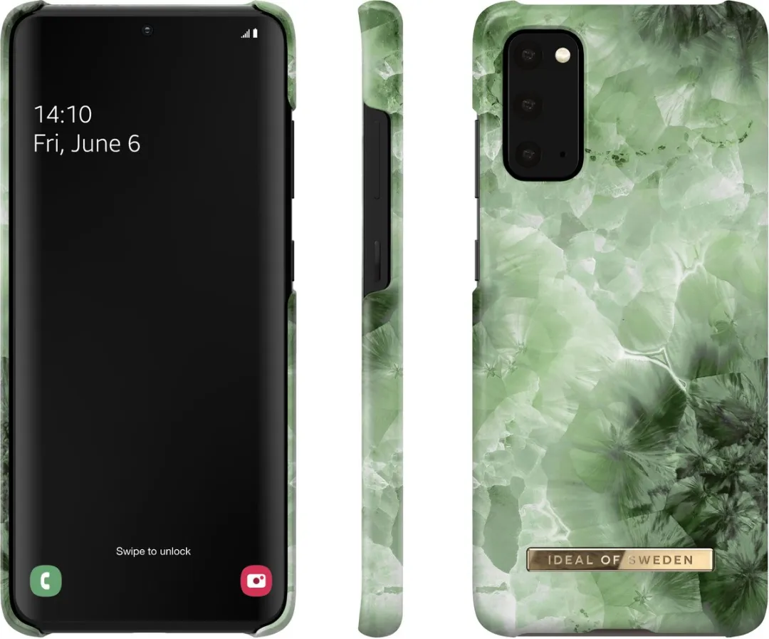 iDeal of Sweden Fashion Case Galaxy S20 - Crystal Groen - IDFCAW20-S11E-230