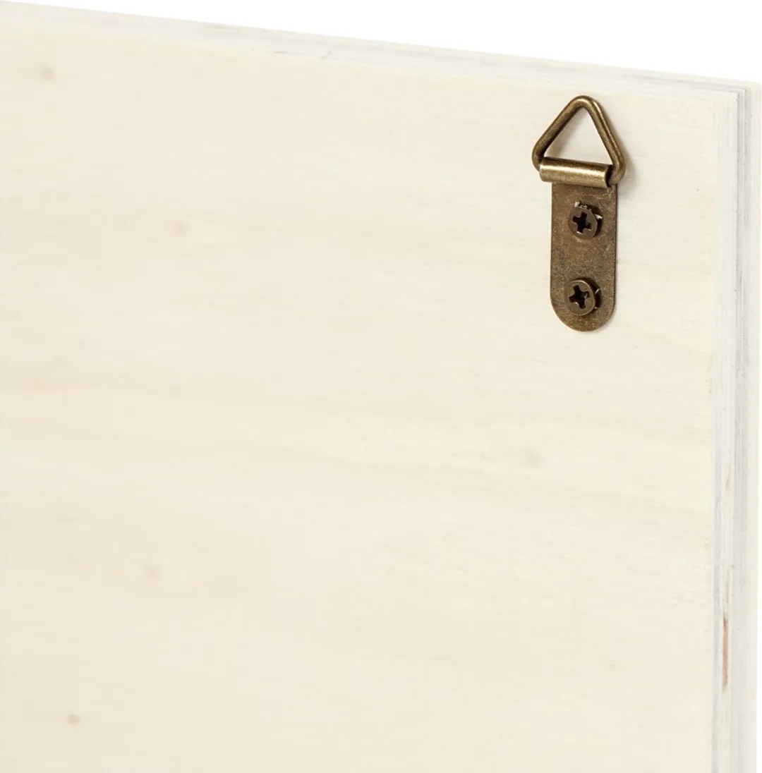 Creativ Company Creotime Kapstok 10x30cm - Geel