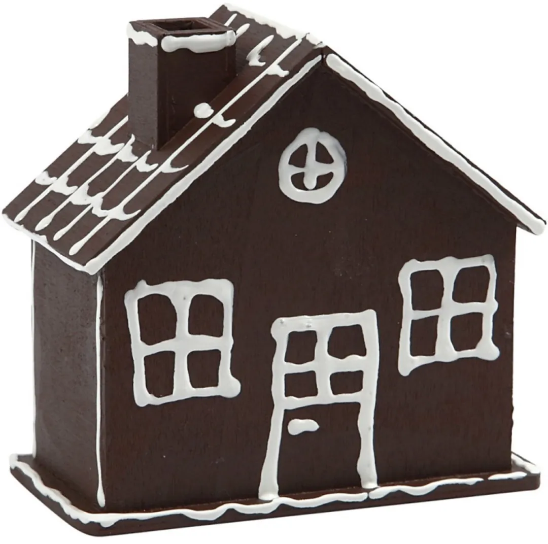 Creativ Company Houten Spaarpot Huis - Wit