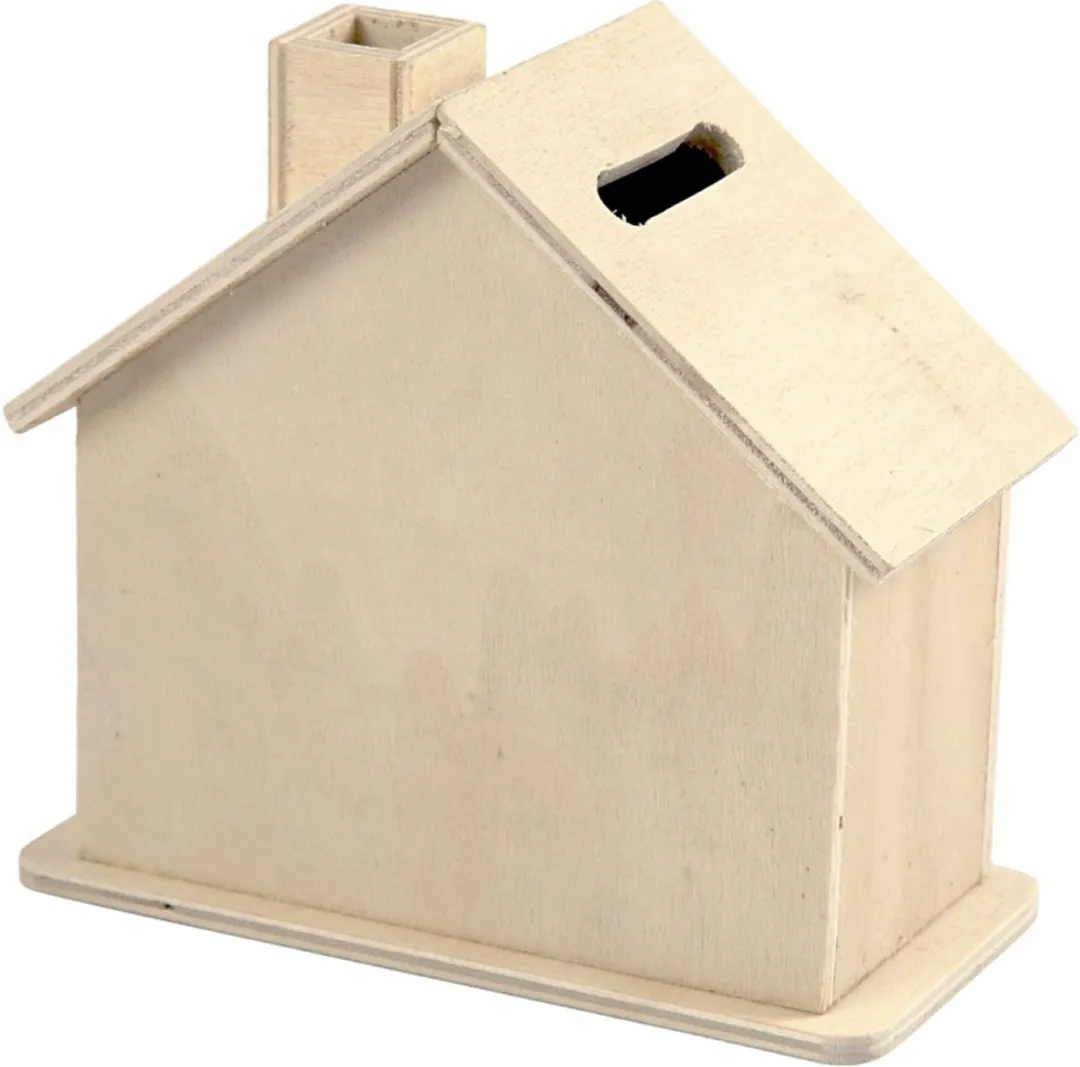 Creativ Company Houten Spaarpot Huis