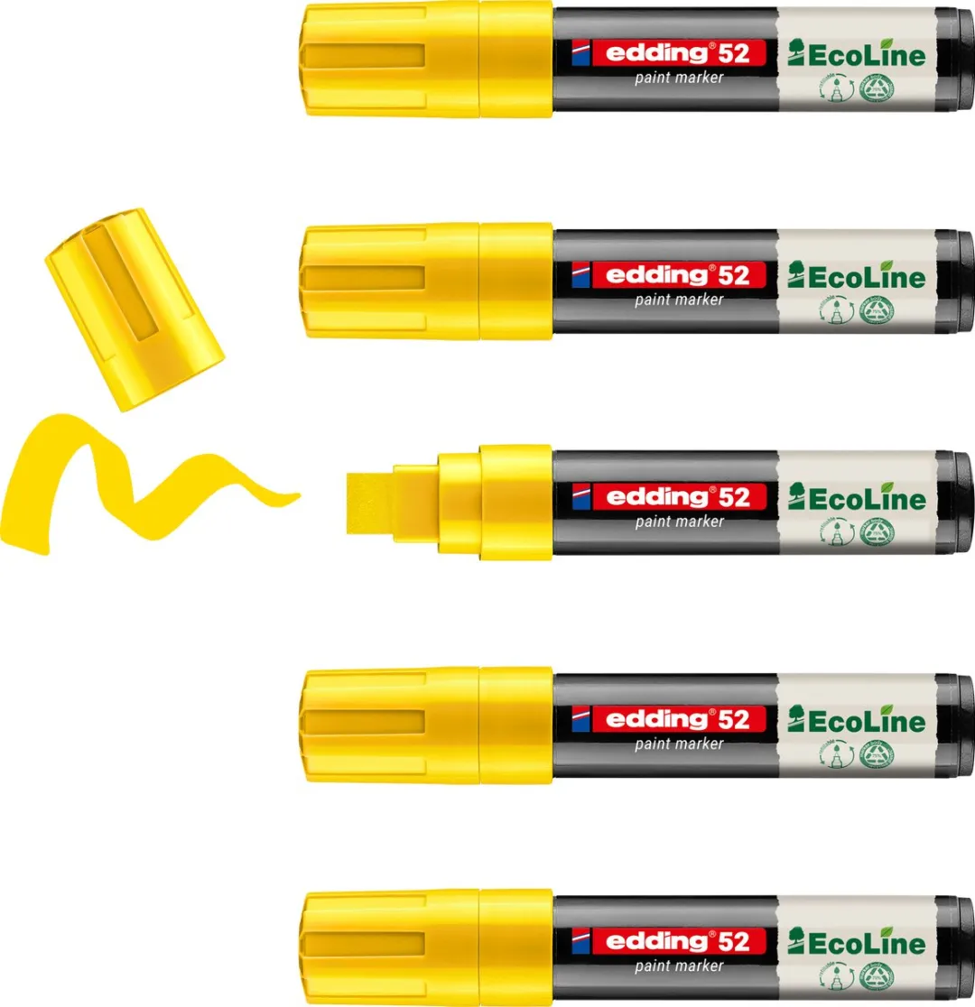 edding 52 EcoLine Lakmarker Geel