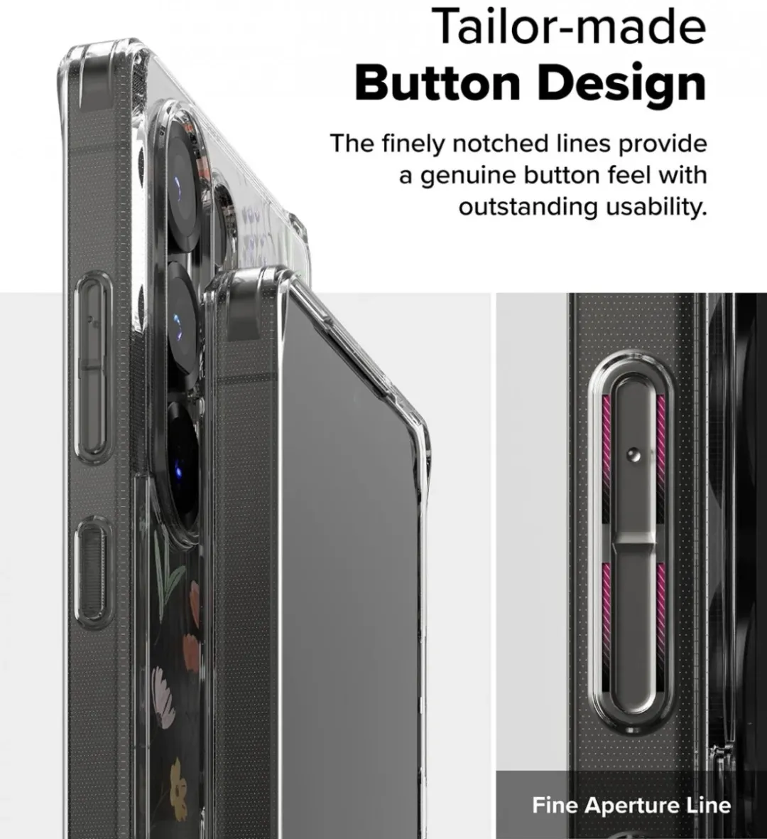 Ringke Fusion Design Hoesje Samsung Galaxy S25 Ultra - Antikrascoating - Dry Flowers Print