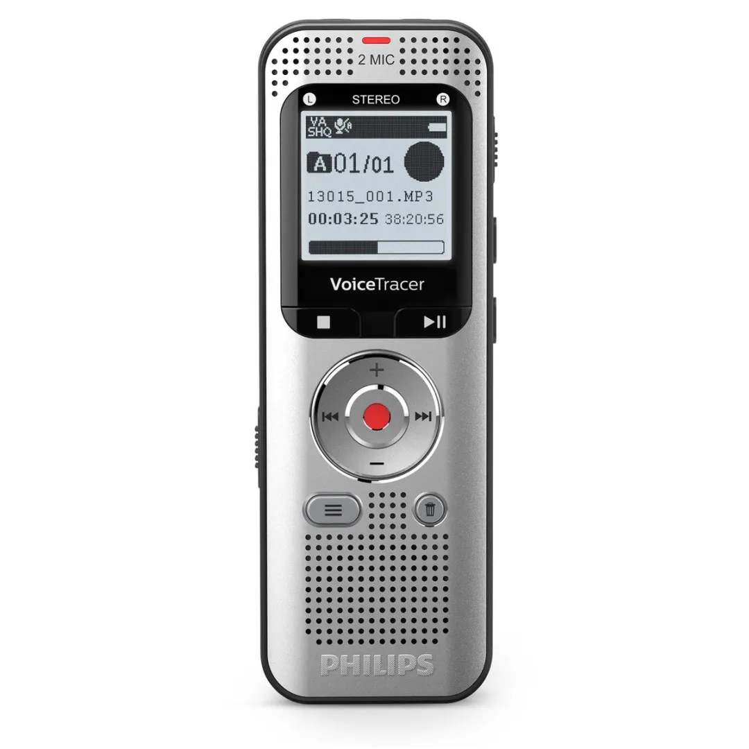 Philips DVT2015 Audio Recorder - 8GB - Zilver
