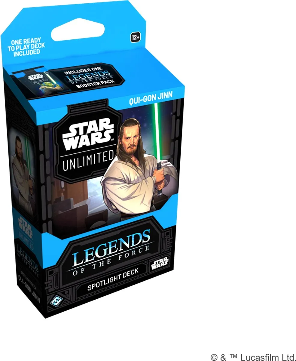 Fantasy Flight Games Star Wars Unlimited Qui-Gon Jinn Deck - 2 Spelers