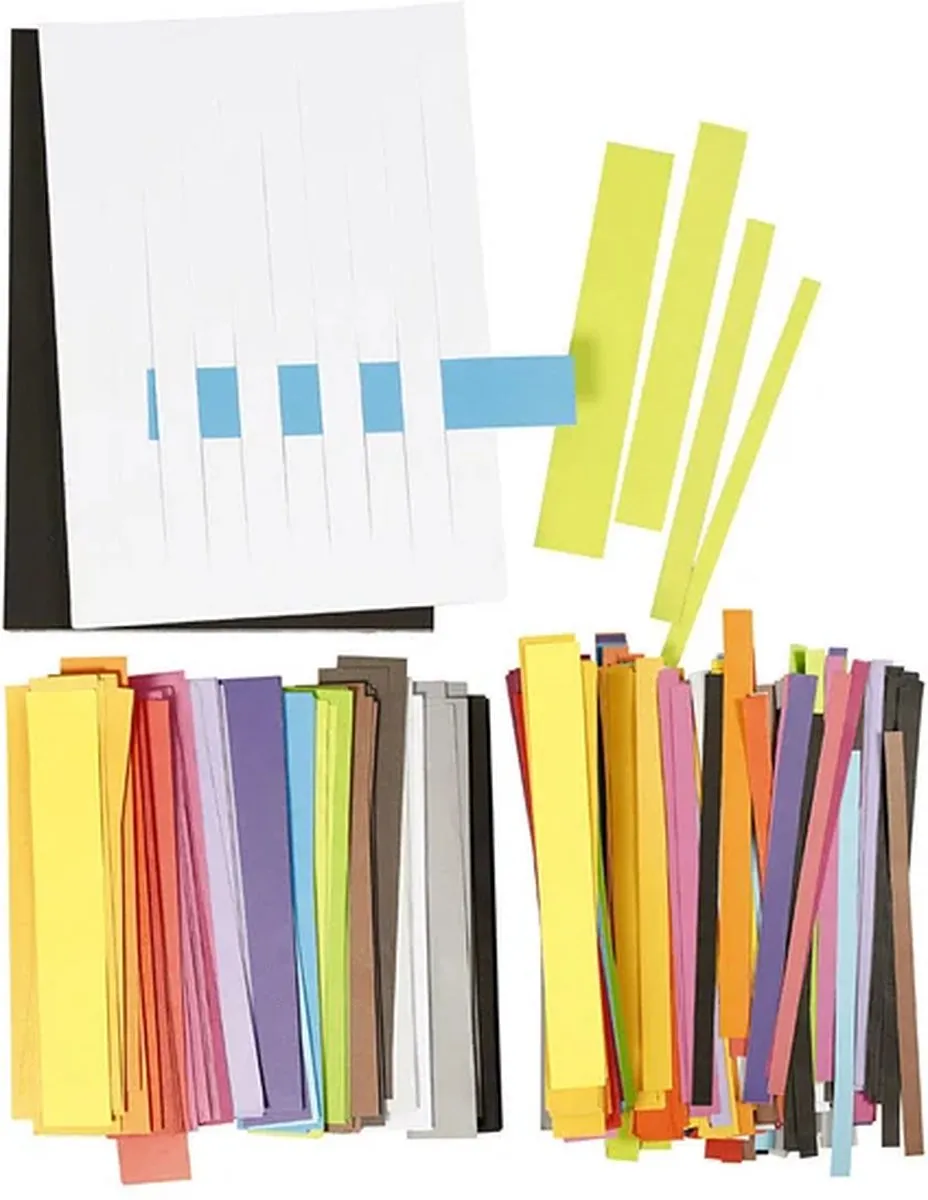 Creativ Company Papier Weven Set - Multikleuren