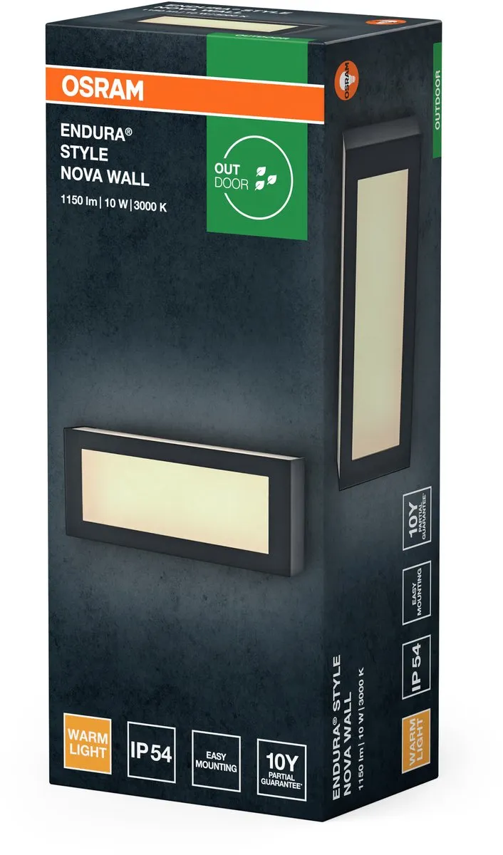 Osram Endura Style Nova LED Wandlamp 10W - 700lm Warm Wit - afbeelding 6 van 6