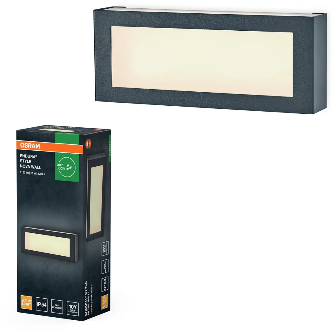 Osram Endura Style Nova LED Wandlamp 10W - 700lm Warm Wit