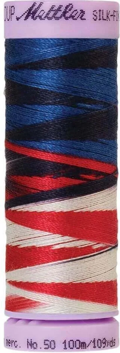 Amann Silk-Finish Cotton Roze-Blauw 100m