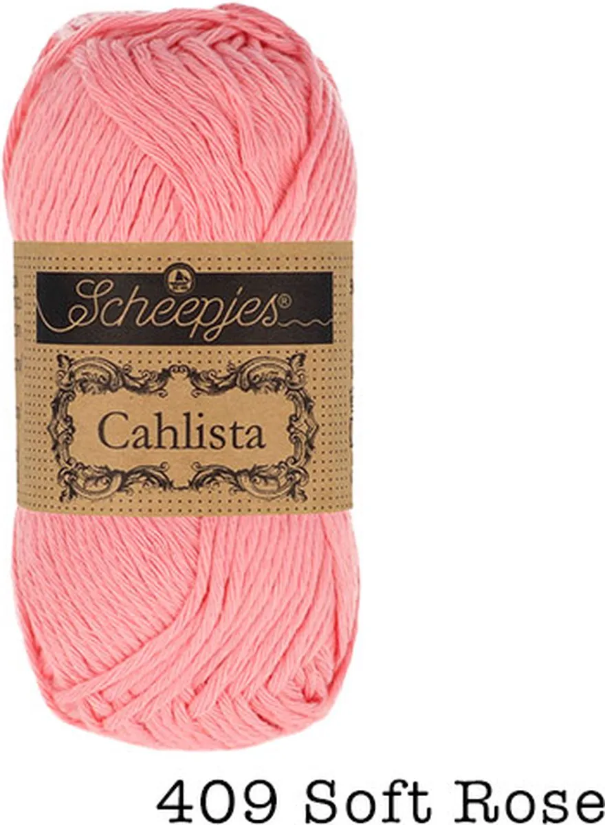 Scheepjes Cahlista Soft Rose 409