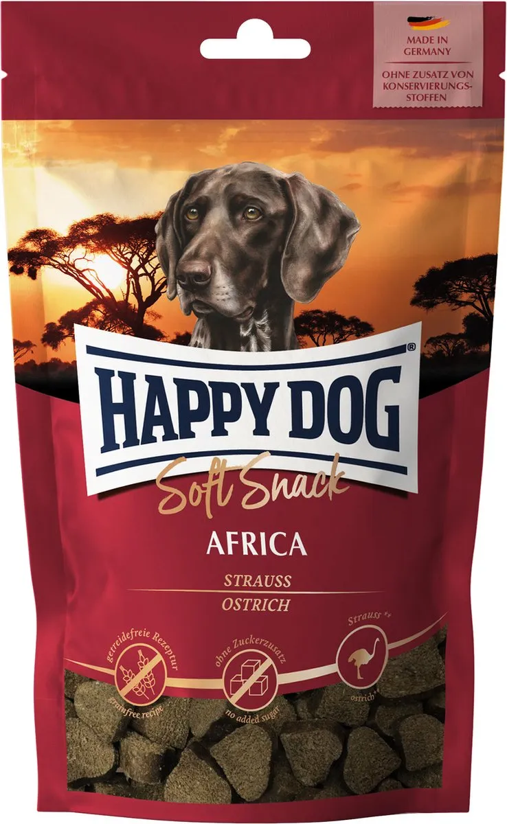 Happy Dog Snack Africa Struisvogel 100g