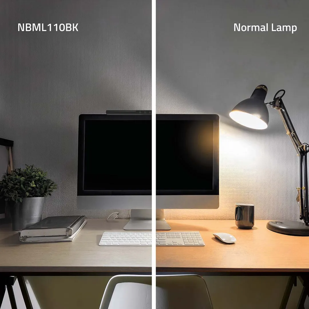 Nedis Monitor Lichtbalk Bureaulamp 40cm - Zwart