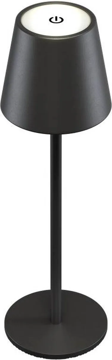 Goobay Draadloze LED Tafellamp 180lm - Warm Wit & Dimbaar - Zwart