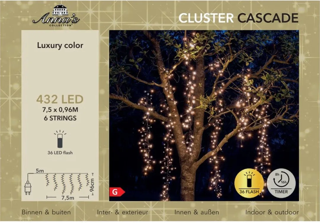 Anna's Collection Cascade Verlichting 528 LED