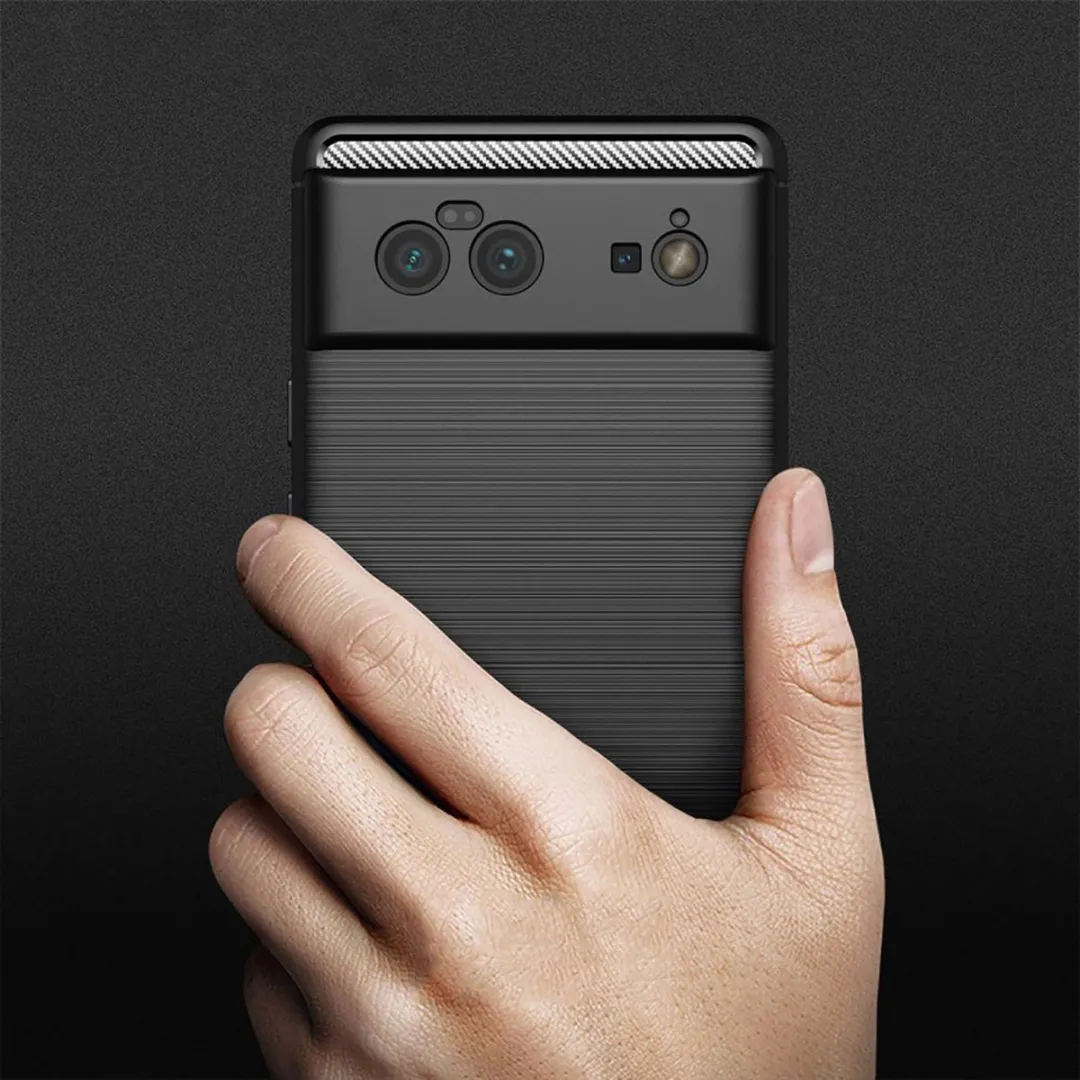 Just in Case Google Pixel 6 Stevig Hoesje - Black