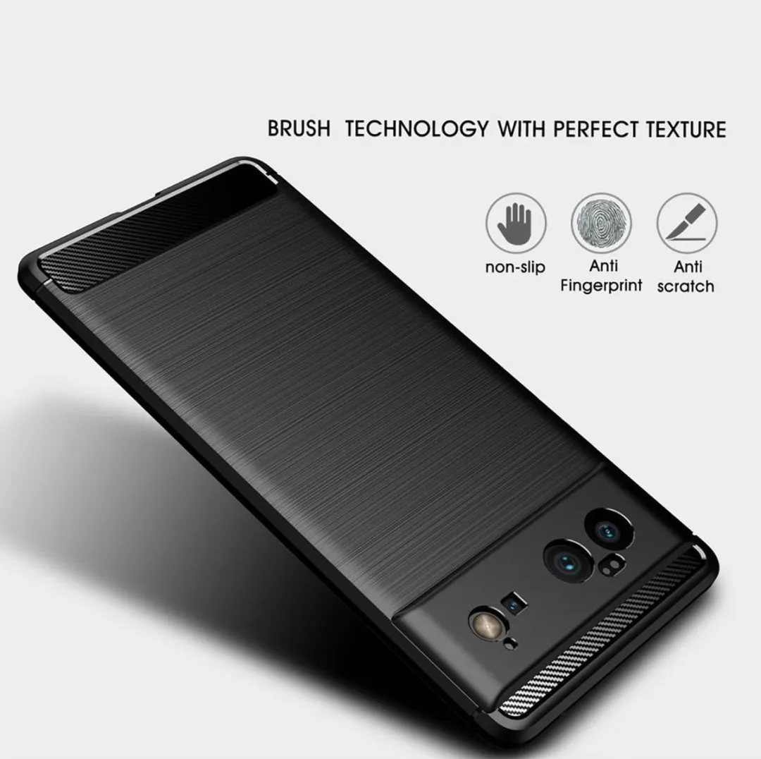 Just in Case Google Pixel 6 Stevig Hoesje - Black