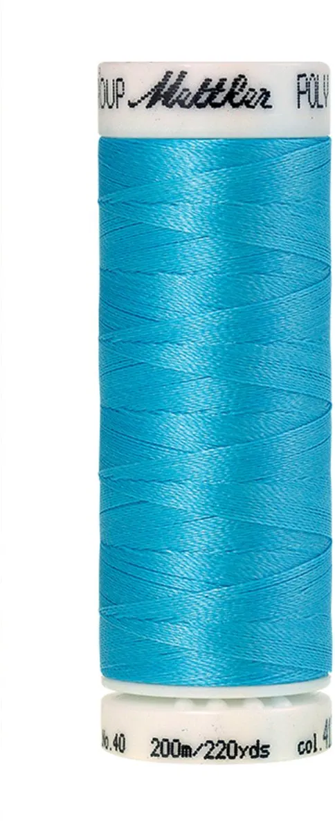 Amann Mettler Polysheen Borduurgaren Blauw 200m