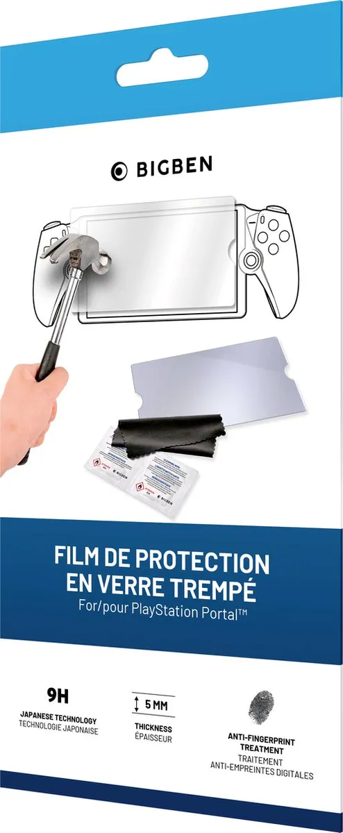 Bigben PlayStation Portal Screenprotector PSPORTALTEMPGLASS - Gehard Glas 5mm