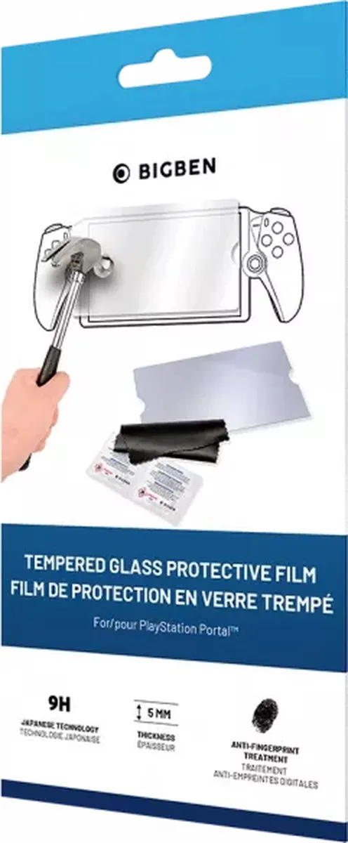 Bigben PlayStation Portal Screenprotector PSPORTALTEMPGLASS - Gehard Glas 5mm