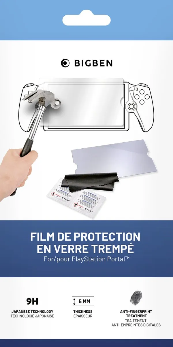 Bigben PlayStation Portal Screenprotector PSPORTALTEMPGLASS - Gehard Glas 5mm